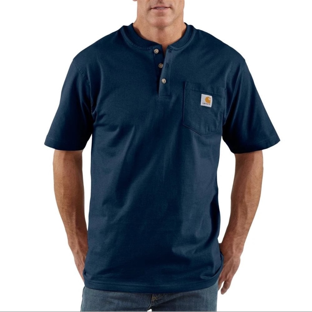 Carhartt Workwear Pocket Short Sleeve Henley - K84NVY